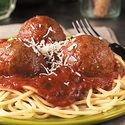 Lean Baked Meatballs Marinara