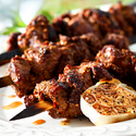 Cumin and Garlic Scented Lamb Skewers